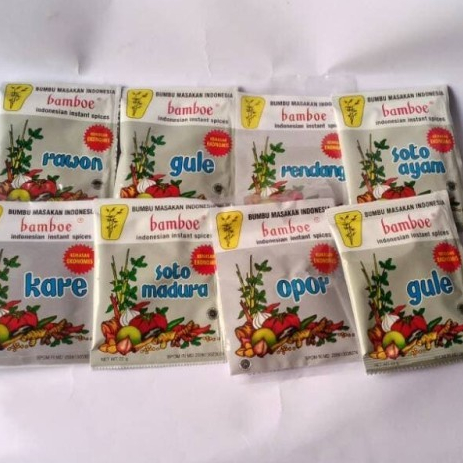 

BAMBOE BUMBU MINI 1box isi 20pc/BUMBU TERLARIS TERMURAH