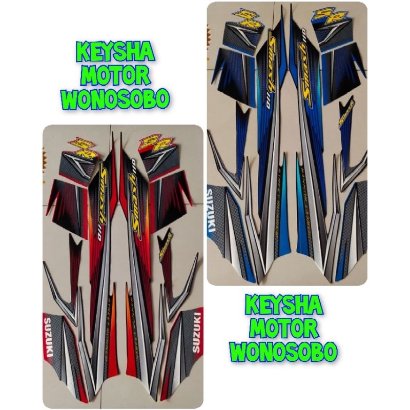 STIKER STRIPING SUZUKI SMASH 110 NEW SR 2007 2008
