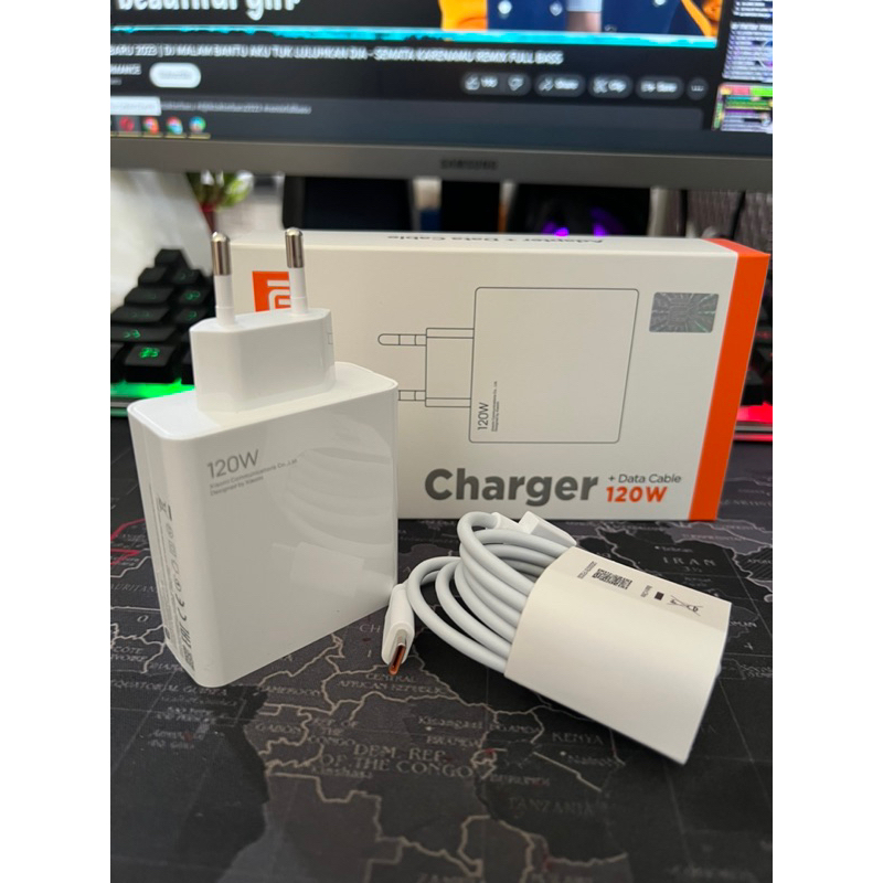 Charger Xiaomi 120W Original Fast Charging Turbo Tipe C Charger Tepsi