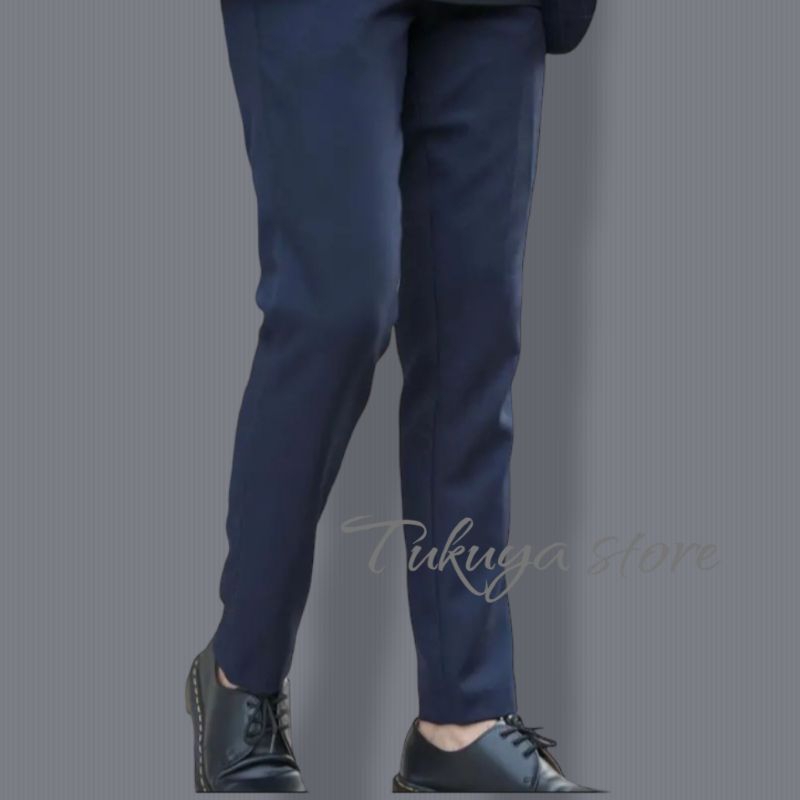 CELANA FORMAL BAHAN DASAR WOOL PRIA SLIMFIT 27-38