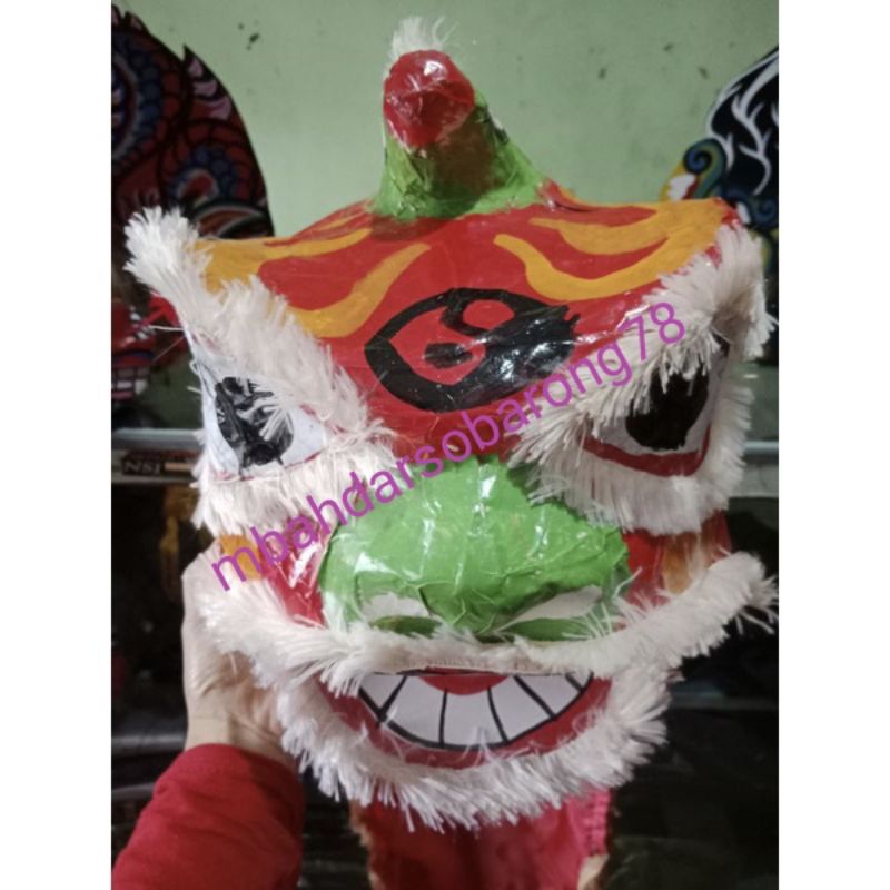 Barongsai anak murah diameter 25 cm, barongsai murah, barongsai