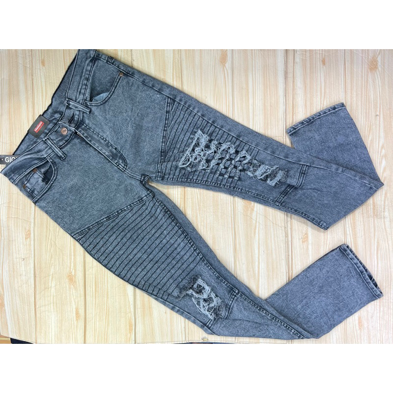 Celana panjang Jeans Pria Sobek Biker Slimfit Strech Melar Original Distro brand korean style termurah COD