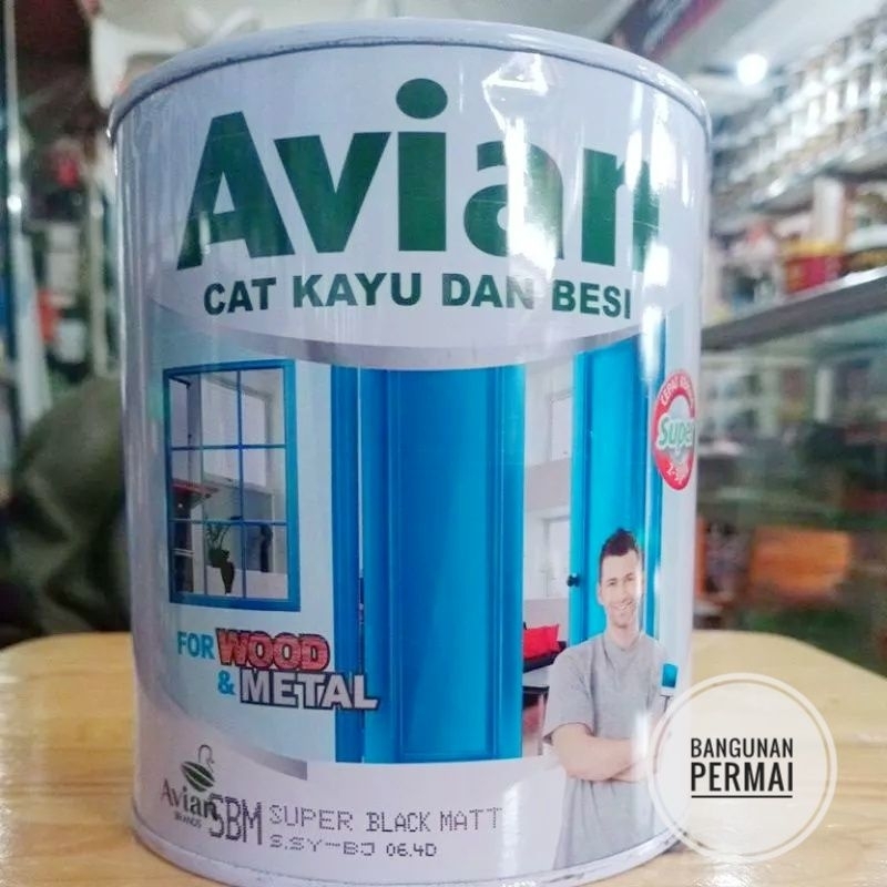 AVIAN CAT MINYAK KAYU DAN BESI 1KG/CAT KAYU DAN BESI AVIAN/CAT MINYAK AVIAN KAYU DAN BESI