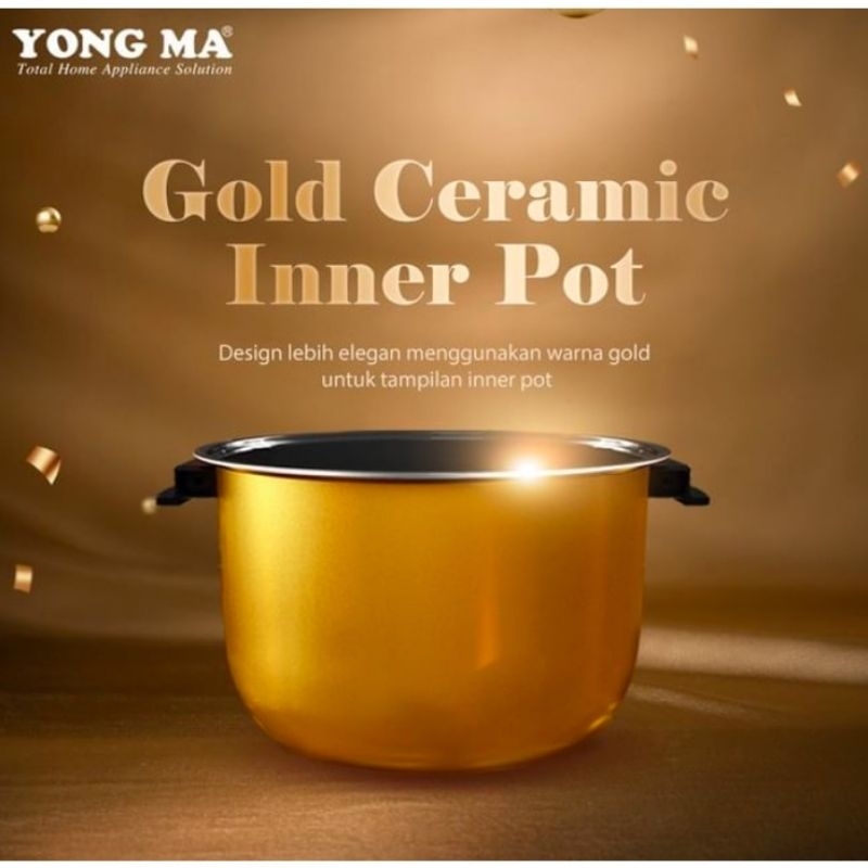 Inner Pot Yong Ma Digital 2 Liter Smc 8017 9027 | Teflon Magic Com YongMa Digital Smc8017 smc9027