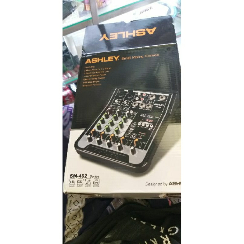 NEW MIXER ASHLEY SM-402 / MIXER ASHLEY SM-402 USB BLUETOOTH