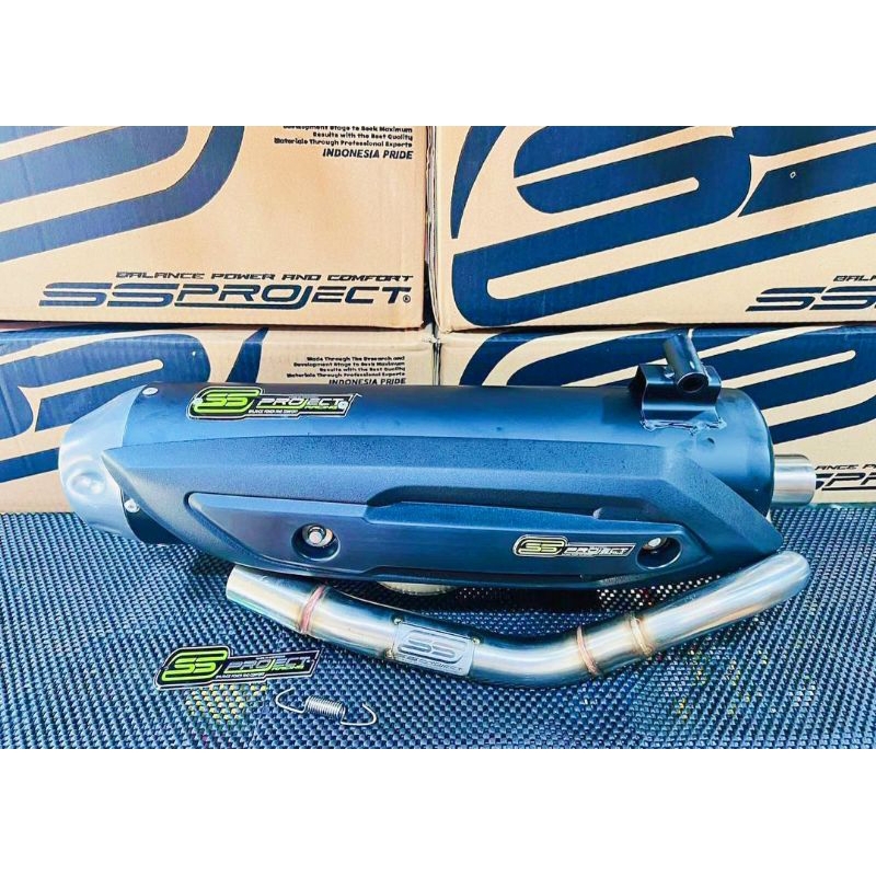 Knalpot Standar Racing SS Projects Mio M3+ DB killer+ Kaos