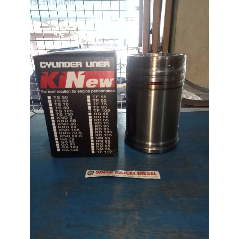 Cylinder Liner Voring Foring Boring mesin diesel Yanmar TF105 TF 105