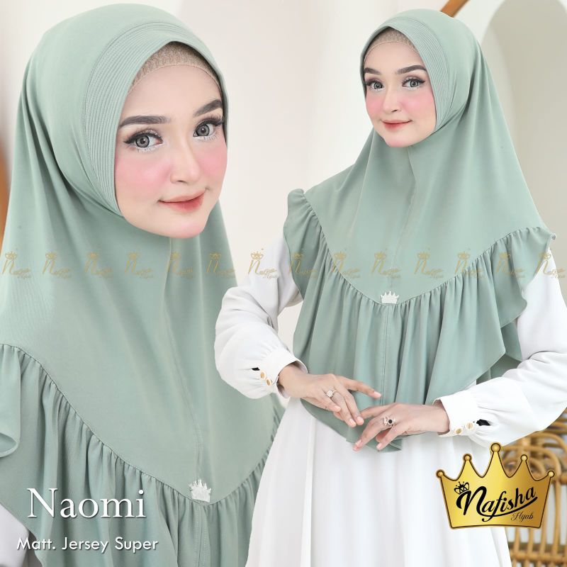 ORIGINA NAFISHA Jilbab bergo instan Naomi