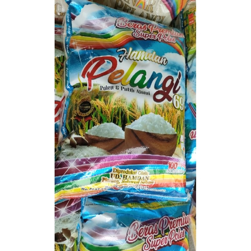 

beras pelangi pulen kwalitas super