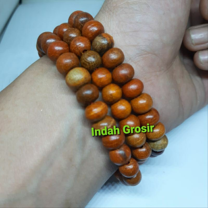 GROSIR GELANG KAYU SCANG 8MM TALI KARET