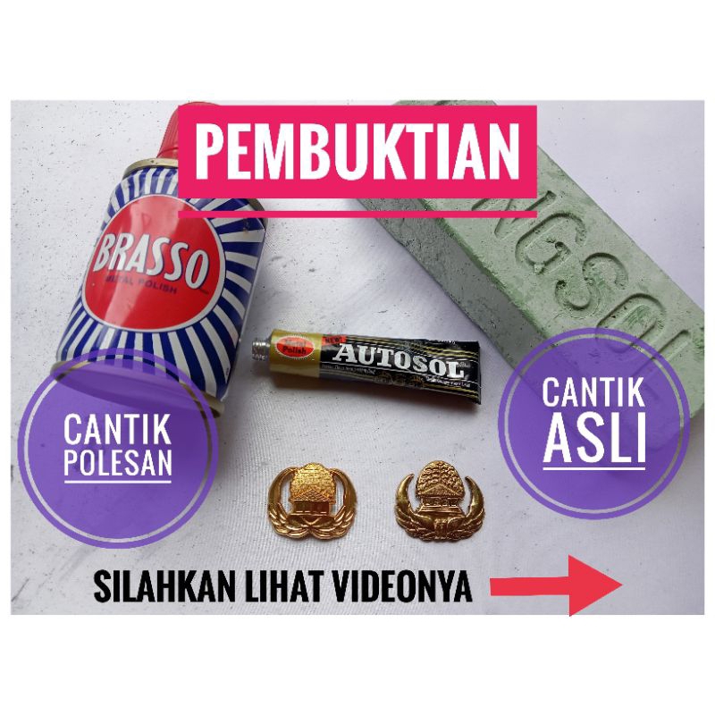 Pin Korpri - Peniti - Kuningan Asli - Anti Luntur Selamanya