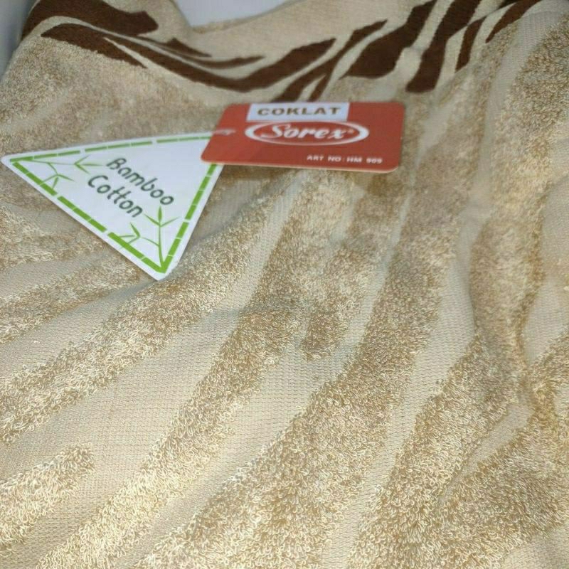 Sorex Handuk Super Lembut JUMBO 70x140cm HM909 Cotton Bamboo Daya Serap Tinggi Quickdry Premium Super Soft