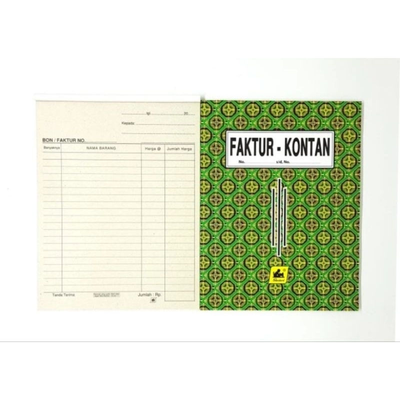 

Bon Faktur koran 1ply buram rangkap satu besar standart