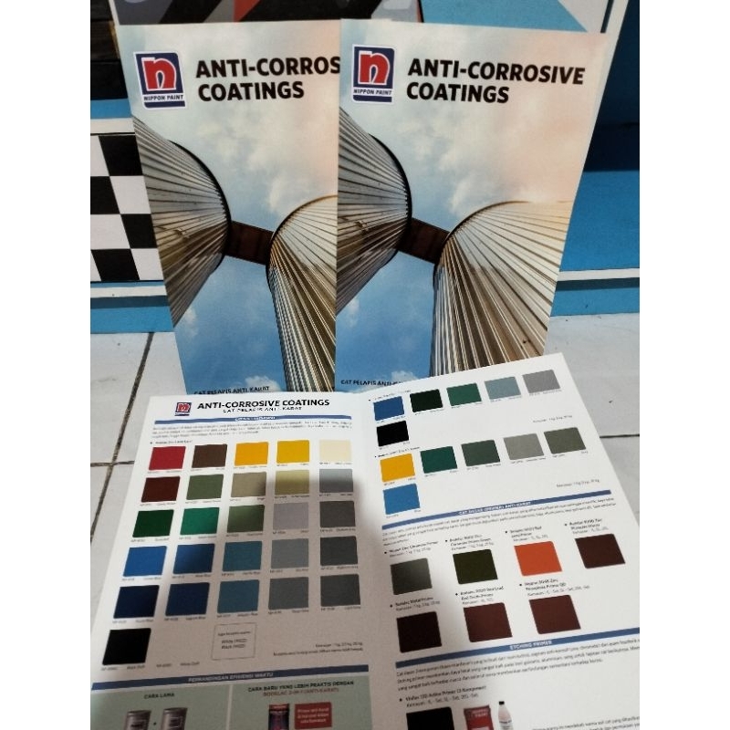 katalog cat anti corrosive coating Nippon paint,katalog cat pelapis anti karat Nippon paint