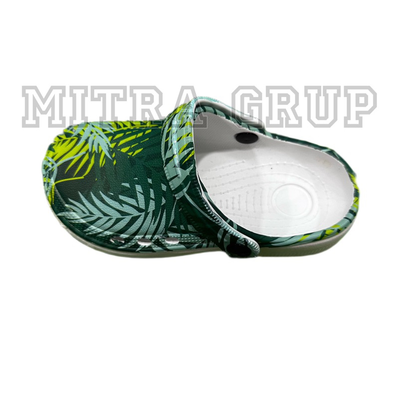 Sandal Kodok Anak Laki Perempuan Size 19-35/Sandal Baim Motif Daun Size Anak Promo Sen