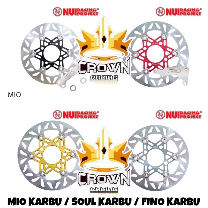 Piringan Cakram Discbrake Nui Mio Karbu / Soul Karbu / Fino Karbu