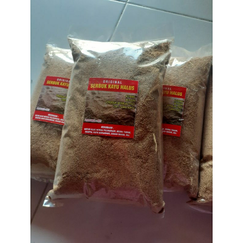 1kg - Serbuk Kayu Jati Halus Murni