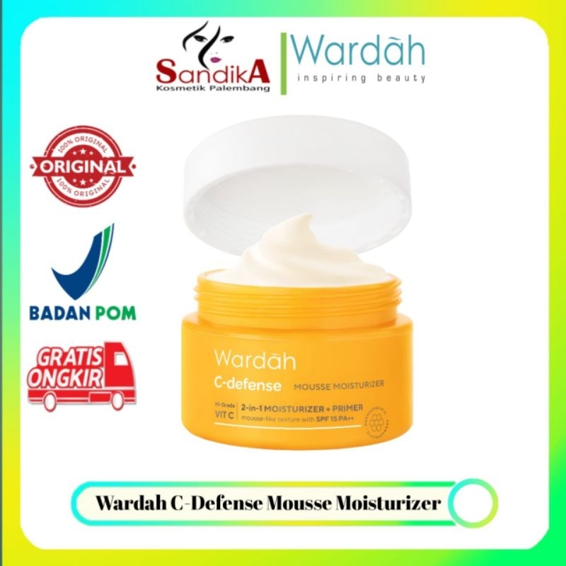 Wardah C Defense Mousse Moisturizer 30g