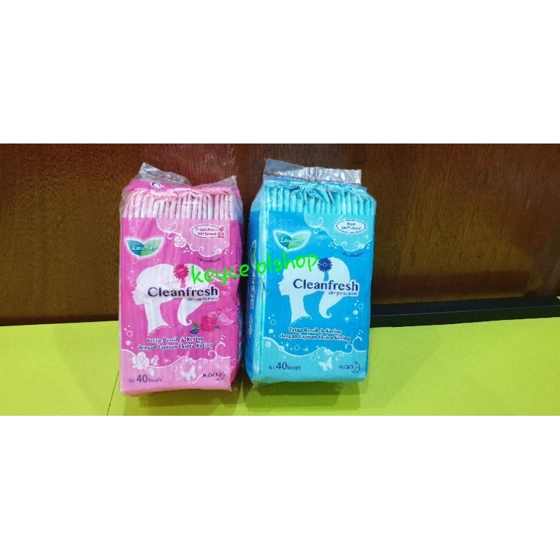 Laurier pantyliner active fit non perfumed &amp;perfumed  40 pcs
