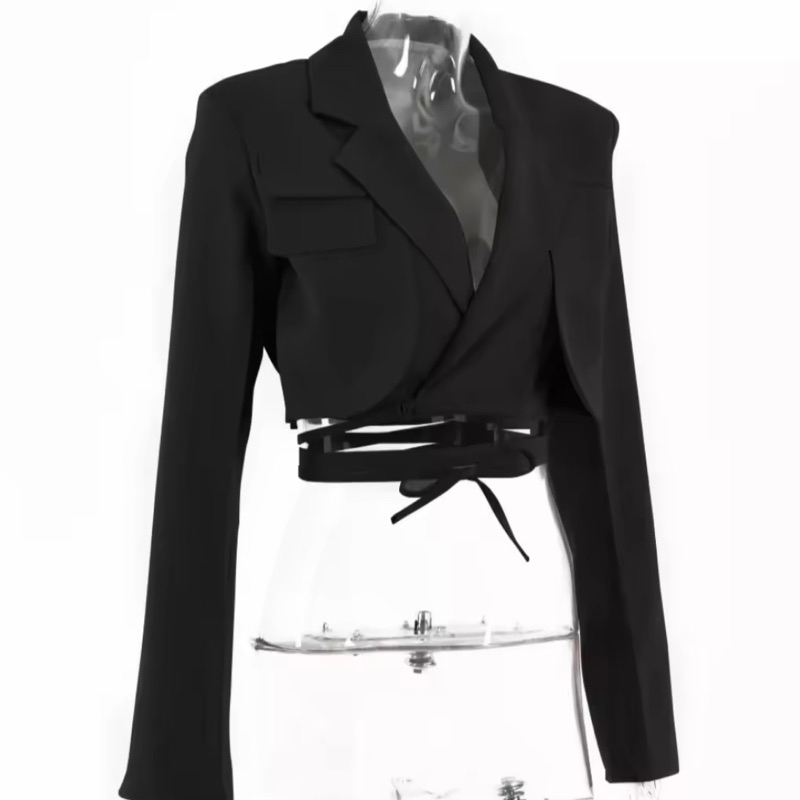 Blazer Double Crop korean style / blazer crop long sleeves / korean blazer / outer tali