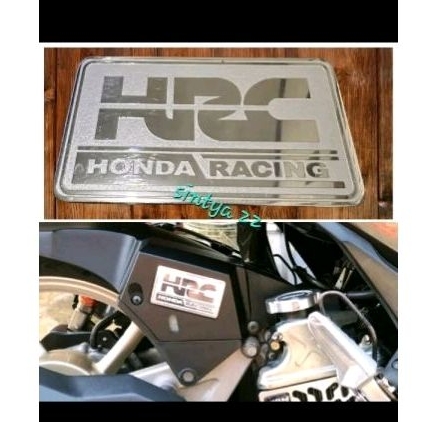 HARGA SEPAKET emblem plat stainless HRC pnp hugger airblade cover filter cover sensor vario beat pcx adv