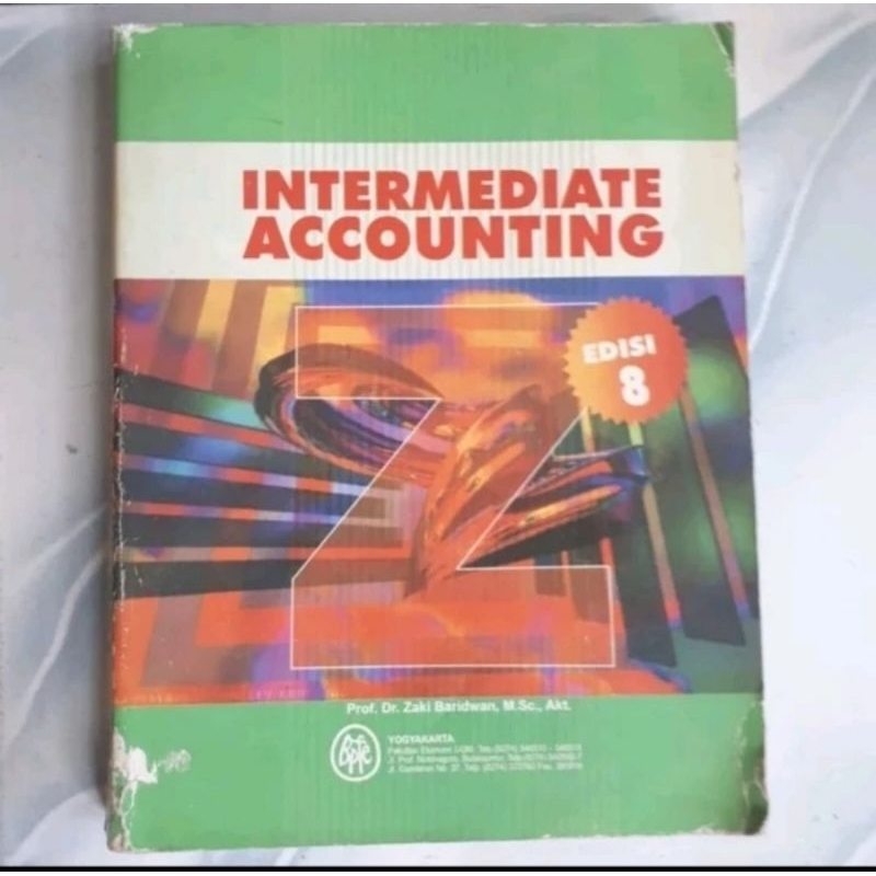 Buku Bekas Intermediate Accounting Edisi 8 Zaki Baridwan