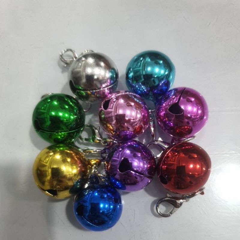 Bell Kerincingan Lonceng Bulat Warna Warni 16mm,18mm,20mm