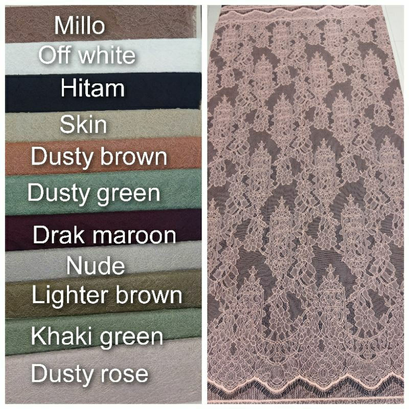 Brokat Lace panel Chantilly D#tgm8290