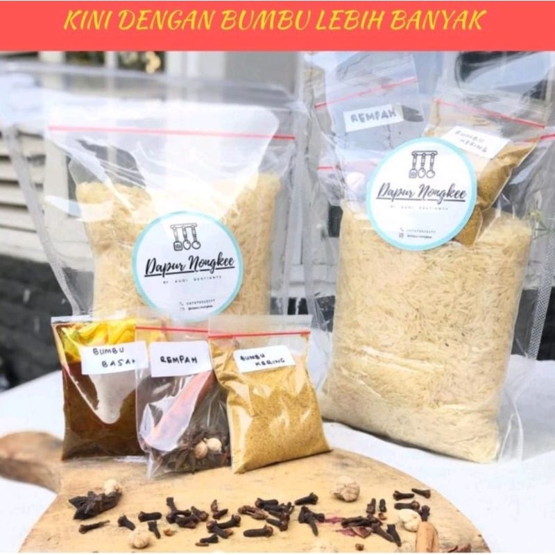 

Paket Beras Kebuli Bumbu Lengkap 1kg (kurleb 10 porsi)