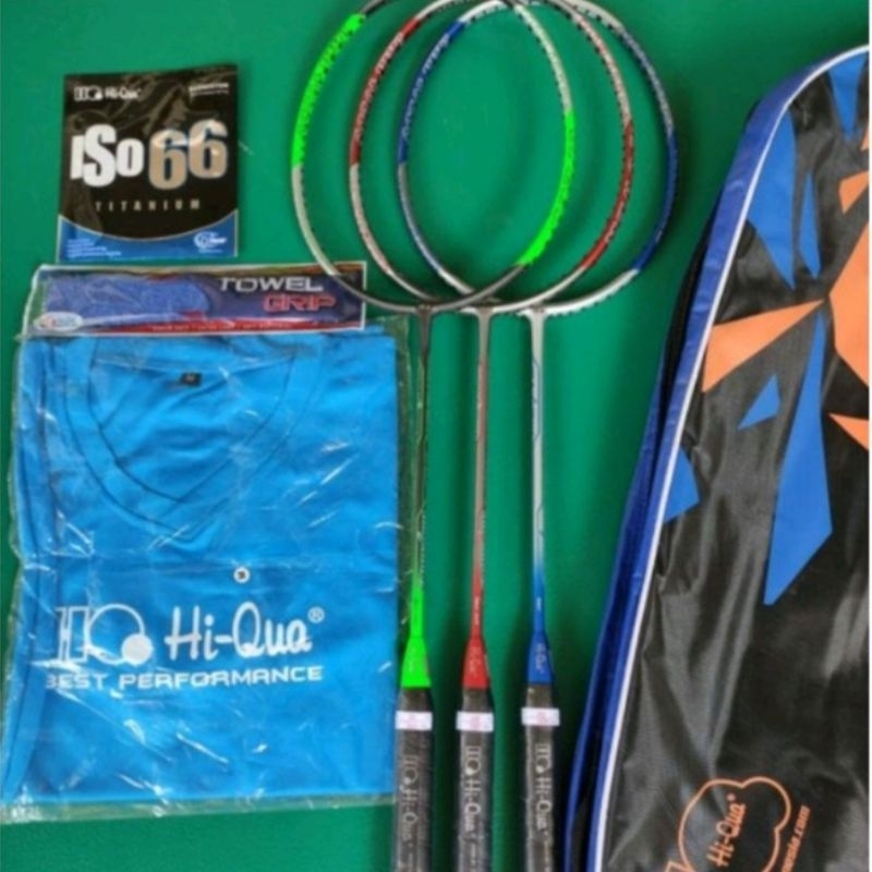 Raket Badminton HiQua Maximus 40LBS Speed Ultimate Power 100% Original