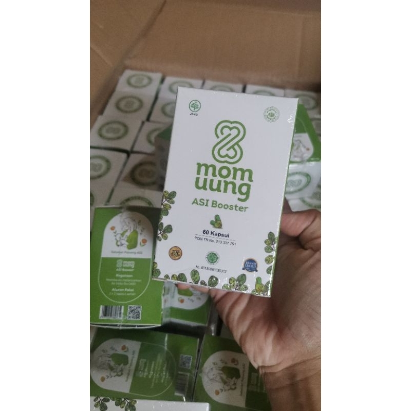 MOM UUNG ASI BOOSTER 60 KAPSUL / PELANCAR ASI HALAL / PELANCAR ASI BPOM