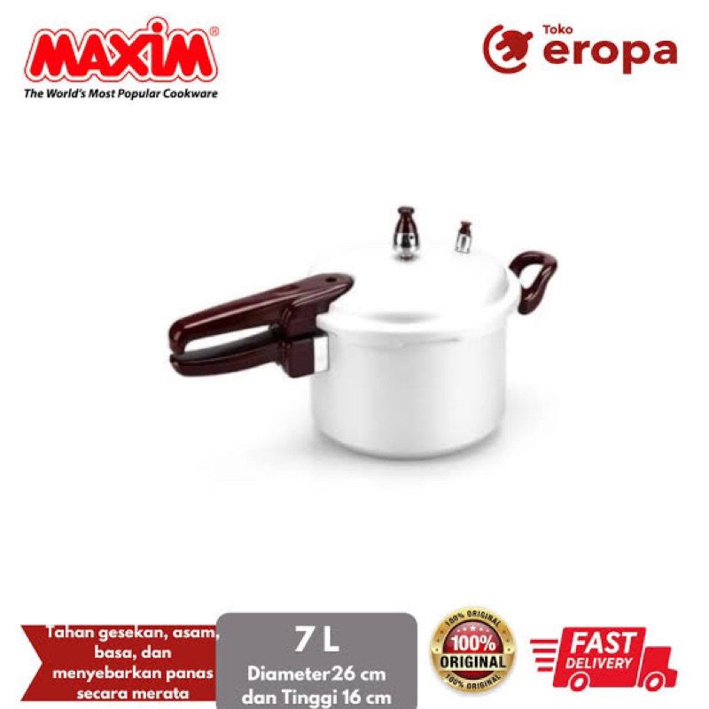 Presto / SERBAGUNA PANCI PELUNAK PRESSURE COOKER Maxim 7 Liter 7 lt