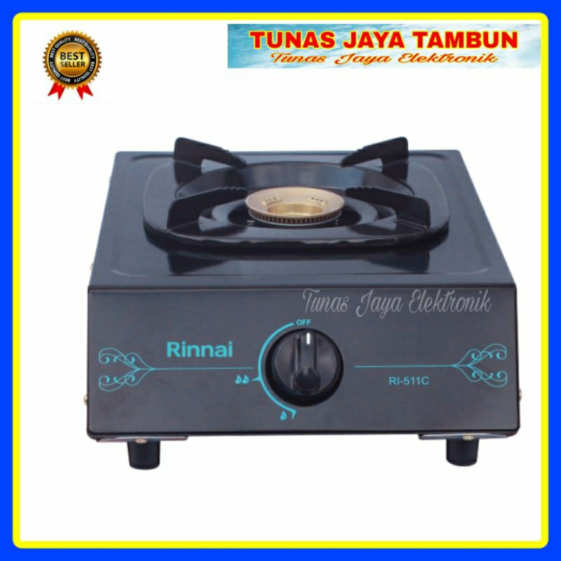 KOMPOR GAS RINNAI RI 511 C / KOMPOR RINNAI 1 TUNGKU 511C / RINNAI RI-511C