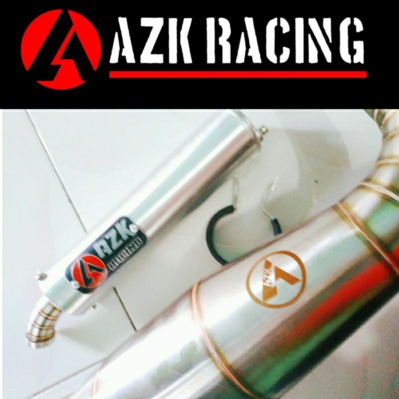 (original) Knalpot Honda NSR 150R 150Rr 150Sp - Knalpot NSR SP/RR /R Azk Racing