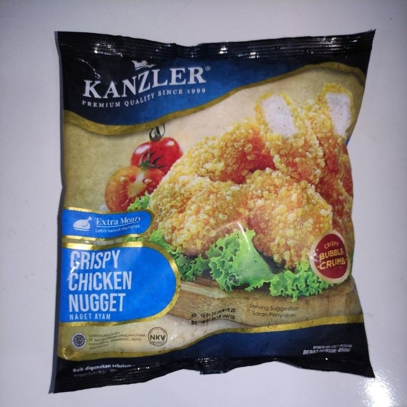 

KANZLER Crispy Chicken Nugget Original dan Crispy Chicken Nugget Spicy 450gr