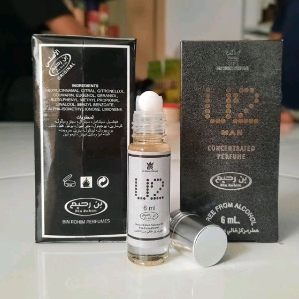 U2 MAN Parfum Bin Rohim 6ml Minyak Wangi Roll On Non Alkohol