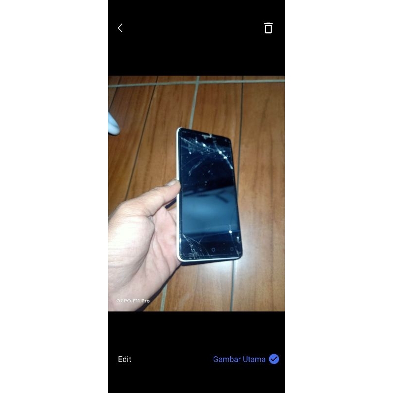 Advan i5c duo mesin normal lcd tc pecah