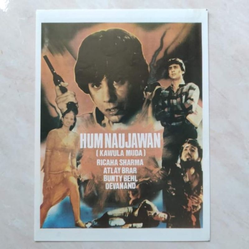 Flyer Film Jadul Lawas India Bollywood Hum Naujawan 1986