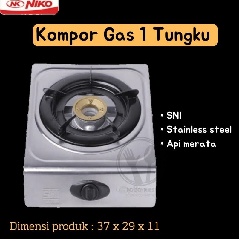 kompor gas 1 tungku gas stove 1 tungku