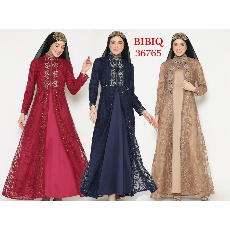 Bibiq 36765 Gamis Dress Muslim Fashion Muslim