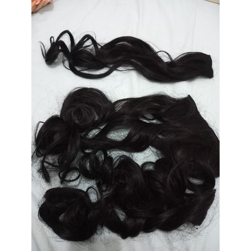 wig rambut panjang gelombang