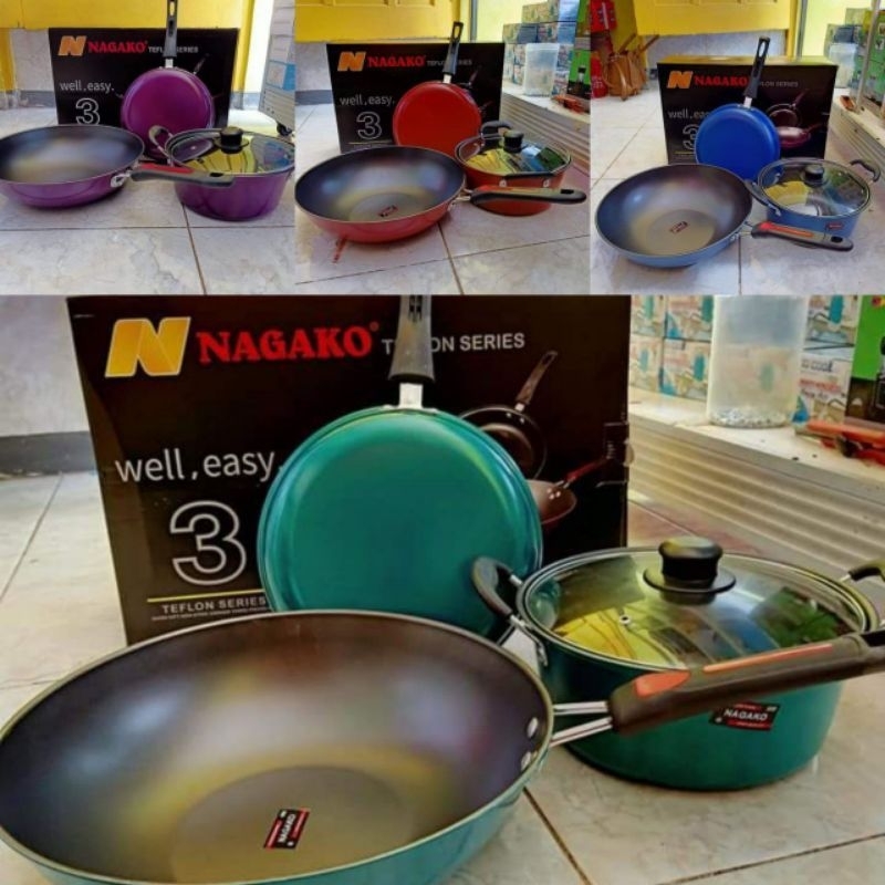 OBRAL SET WAJAN | WAJAN ANTI LENGKET | PANCI TEFLON | WAJAN PANCI