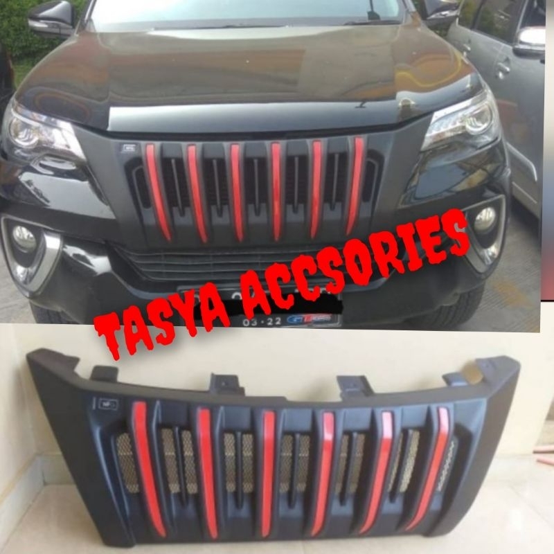 Grill apollo fortuner VRZ 2016 2019 list merah