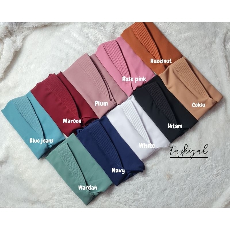 Hijab Anak || Ceruty 2 layer **Variasi Bunga dan Variasi Kancing