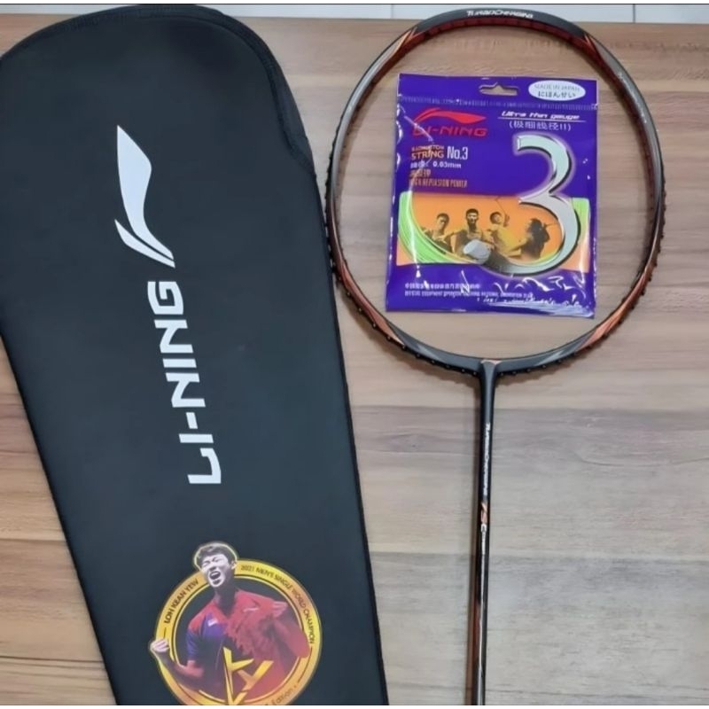 Raket Badminton LINING TURBO CHARGING 75 COMBAT LOH KEAN YEW 75C C Special Limited Edition 100% Orig