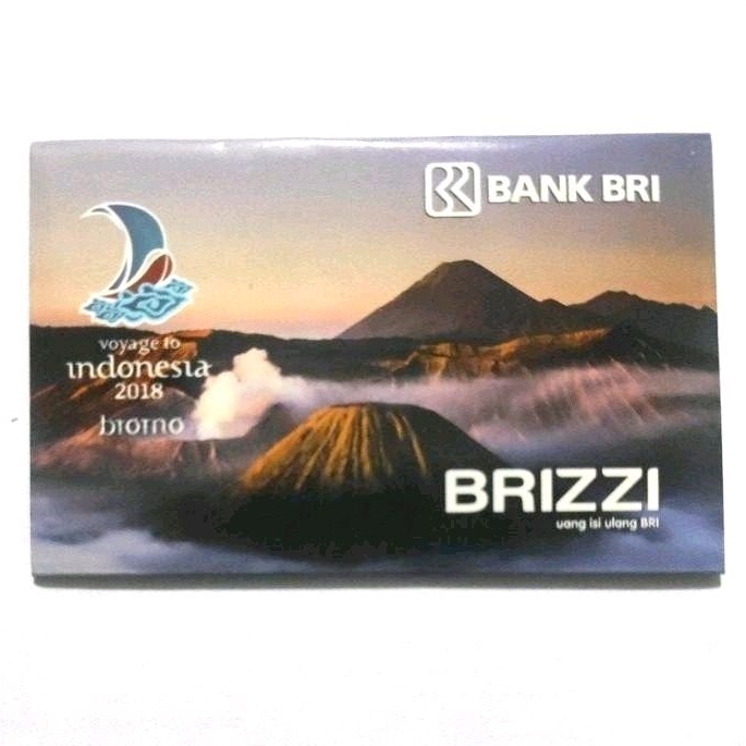 BRIZZI BRI edisi VOYAGE TO INDONESIA 2018 - &quot;Mount BROMO&quot;  /Like eMoney eTOLL Tapcash or Flazz