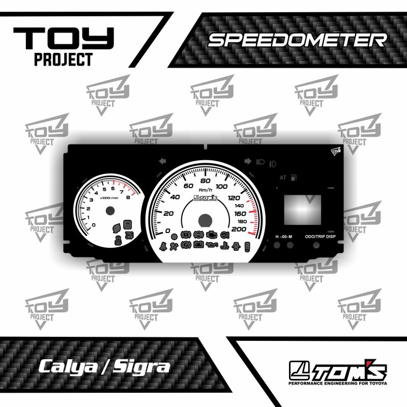 Panel speedometer  CALYA SIGRA GTR + LED