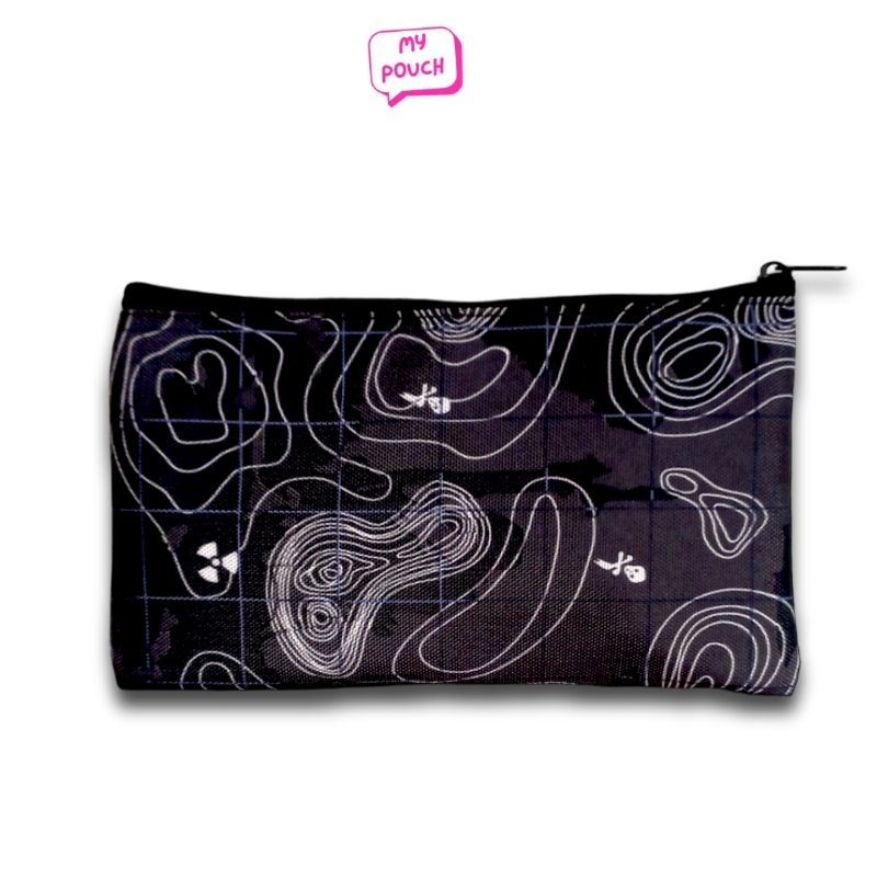 

My Pouch Treasure Maps - Pouch Makeup - Dompet Uang - Tempat Pensil - Tas Wanita