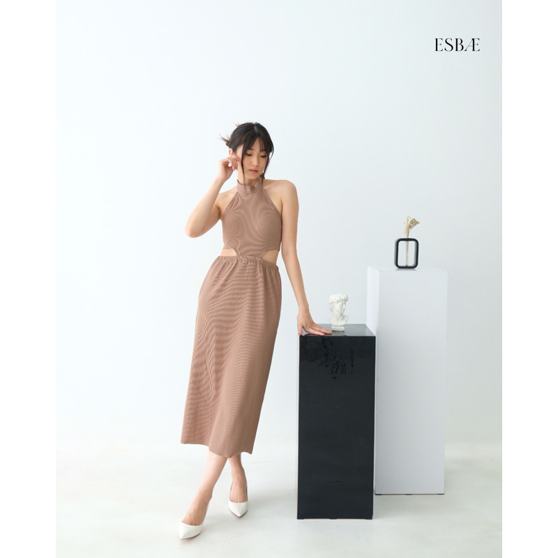 ESBAE - JOIE DRESS / DRESS KNIT / KNIT PREMIUM / RIB KNIT DRESS/ DRESS PREMIUM / BODYCON DRESS / MID