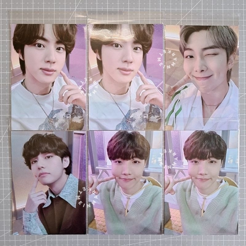 Official BTS Pajama Sowoozoo PC Mini Photocard MPC Seokjin Seok Jin RM Namjoon Nam Joon Taehyung V J